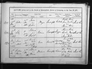 Ancestral Baptism Birth Record South Africa