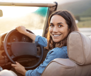 Women in car